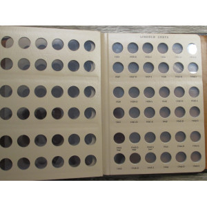 Dansco coin album for Lincoln Cents - 1909-1958 - vintage