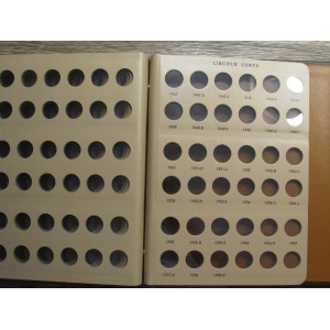 Dansco coin album for Lincoln Cents - 1909-1958 - vintage