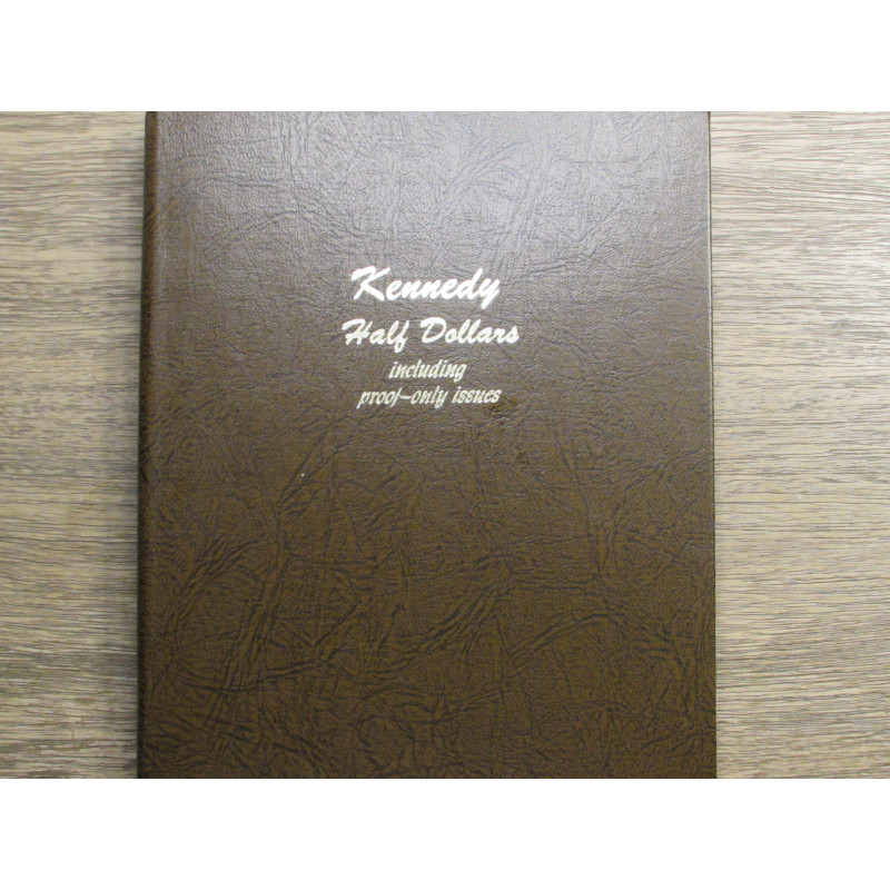 Dansco vintage coin album for Kennedy Half Dollars with proofs - 1964-1981