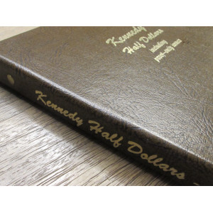 Dansco vintage coin album for Kennedy Half Dollars with proofs - 1964-1981