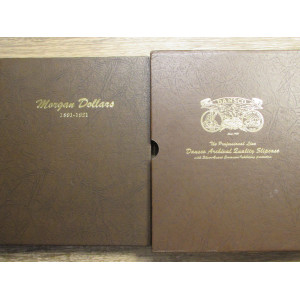 Dansco vintage coin album for Morgan Dollars - 1891-1921 - with slip case