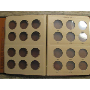 Dansco vintage coin album for Morgan Dollars - 1891-1921 - with slip case