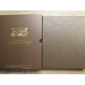 Dansco vintage coin album for Morgan Dollars - 1891-1921 - with slip case