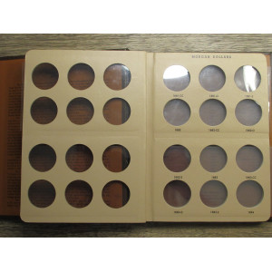 Dansco vintage coin album for Morgan Dollars - 1878-1890 - includes slip case