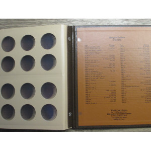 Dansco vintage coin album for Morgan Dollars - 1878-1890 - includes slip case