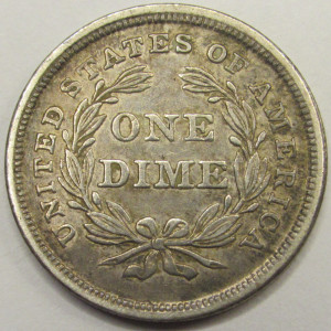 1840 Seated Liberty Dime - antique better condition early American scarce dime