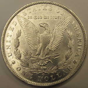 1891 O Morgan Dollar - antique New Orleans mintmark great condition silver dollar
