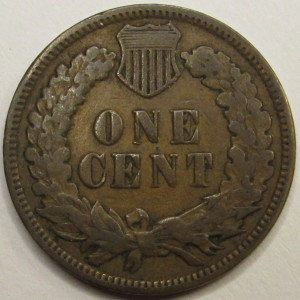 1909 Indian Head Cent - final year of issue American Indian penny