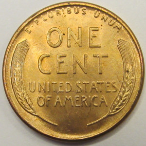 1945 D Lincoln Wheat Cent - antique beautiful uncirculated Denver mintmark penny