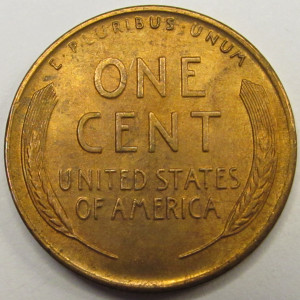 1947 S Lincoln Wheat Cent - antique San Francisco mintmark uncirculated penny