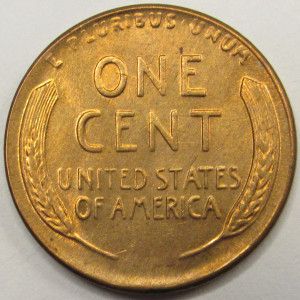 1954 Lincoln Wheat Cent - uncirculated American wheat penny coin