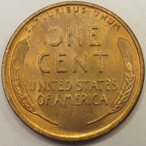 1942 S Lincoln Wheat Cent - antique San Francisco mintmark uncirculated penny