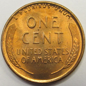 1952 Lincoln Wheat Cent - antique uncirculated American wheat penny