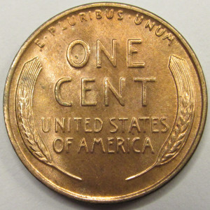 1954 D Lincoln Wheat Cent - antique Denver mintmark uncirculated penny coin