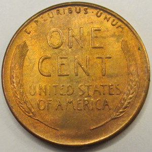 1946 S Lincoln Wheat Cent - antique San Francisco mintmark wheat penny