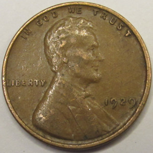 1929 Lincoln Wheat Cent - antique better condition American wheat penny