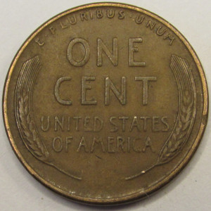 1929 Lincoln Wheat Cent - antique American wheat penny