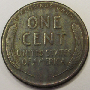 1926 S Lincoln Wheat Cent - antique San Francisco mintmark wheat penny