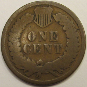 1879 Indian Head Cent - antique Wild West era American Indian penny