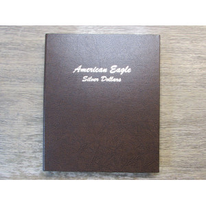 Dansco coin album for American Eagle Silver Dollars - vintage coin organizer