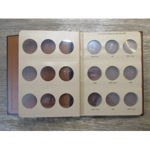 Dansco coin album for American Eagle Silver Dollars - vintage coin organizer