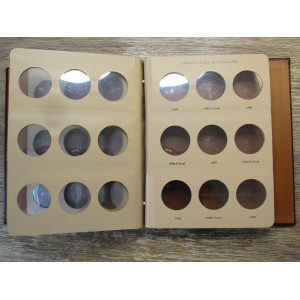 Dansco coin album for American Eagle Silver Dollars - vintage coin organizer