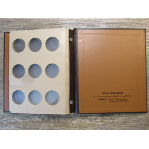 Dansco coin album for American Eagle Silver Dollars - vintage coin organizer