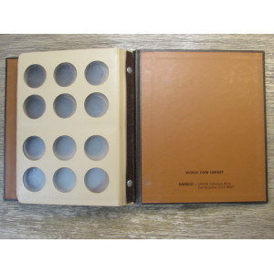 Dansco vintage coin album for silver dollars - 6 blank pages