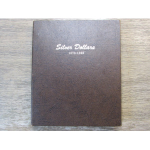 Dansco coin album for Silver Dollars - 1878-1893 - vintage storage