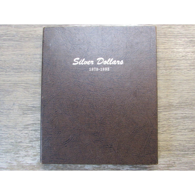 Dansco coin album for Silver Dollars - 1878-1893 - vintage storage