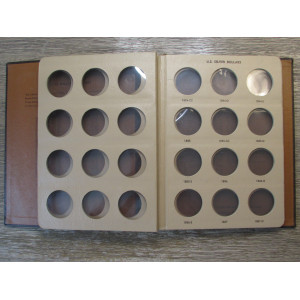 Dansco coin album for Silver Dollars - 1878-1893 - vintage storage