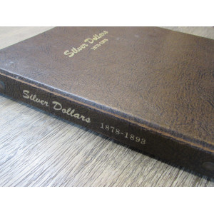 Dansco coin album for Silver Dollars - 1878-1893 - vintage storage
