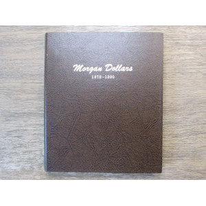 Dansco coin album for Morgan Dollars - 1878-1890 - vintage album