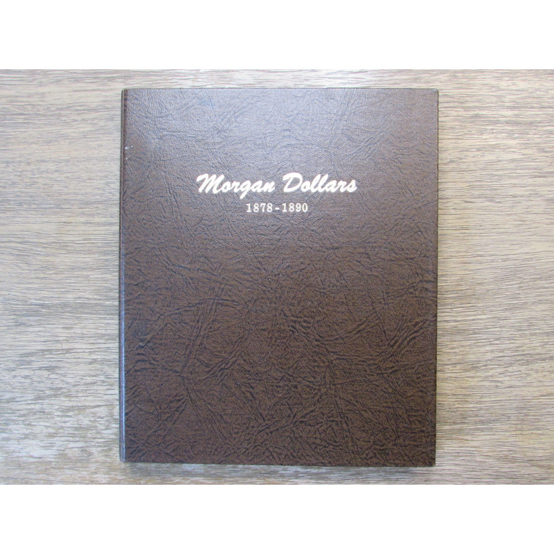 Dansco coin album for Morgan Dollars - 1878-1890 - vintage album