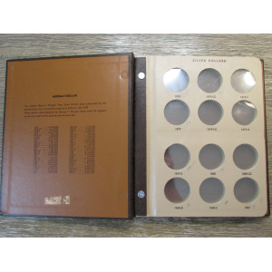 Dansco coin album for Morgan Dollars - 1878-1890 - vintage album