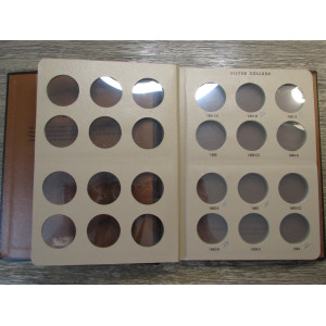 Dansco coin album for Morgan Dollars - 1878-1890 - vintage album