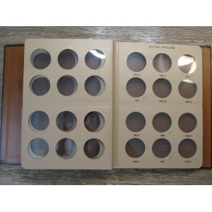 Dansco coin album for Morgan Dollars - 1878-1890 - vintage album