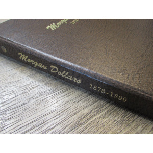 Dansco coin album for Morgan Dollars - 1878-1890 - vintage album