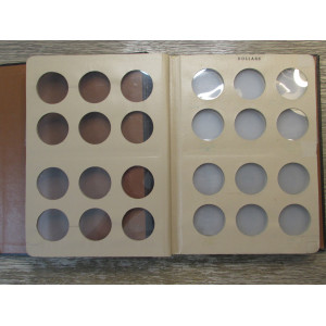 Dansco coin album - blank for silver dollars (38 mm) - 6 pages