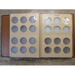 Dansco coin album - blank for silver dollars (38 mm) - 6 pages