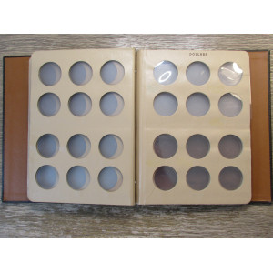 Dansco coin album - blank for silver dollars (38 mm) - 6 pages