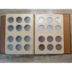 Dansco coin album - blank for silver dollars (38 mm) - 6 pages