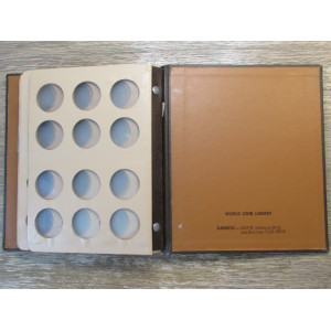 Dansco coin album - blank for silver dollars (38 mm) - 6 pages