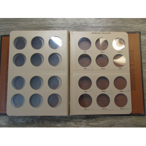 Dansco coin album for Morgan Dollars - 1891-1921 - vintage