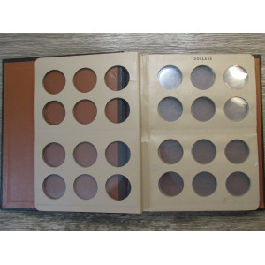 Dansco album for silver dollars - 4 pages - vintage album