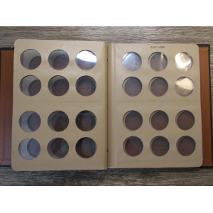 Dansco album for silver dollars - 4 pages - vintage album