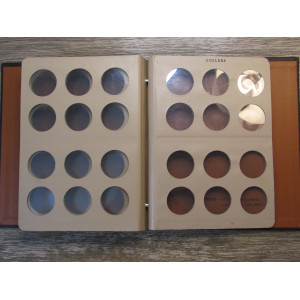 Dansco album for silver dollars - 4 pages - vintage album