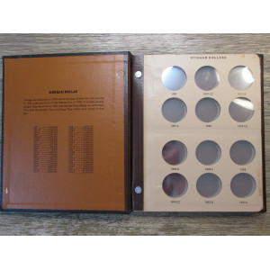 Dansco album for Morgan Dollars - 1891-1921