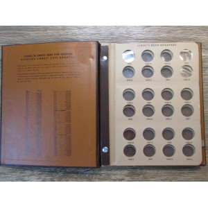 Dansco album for Liberty (Barber and Standing Liberty) Quarters - 1892-1930