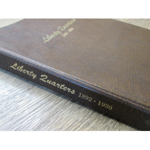 Dansco album for Liberty (Barber and Standing Liberty) Quarters - 1892-1930